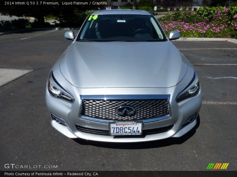 Liquid Platinum / Graphite 2014 Infiniti Q 50 3.7 Premium