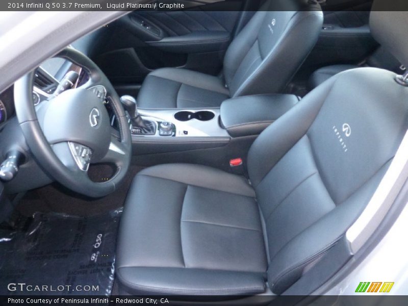 Liquid Platinum / Graphite 2014 Infiniti Q 50 3.7 Premium