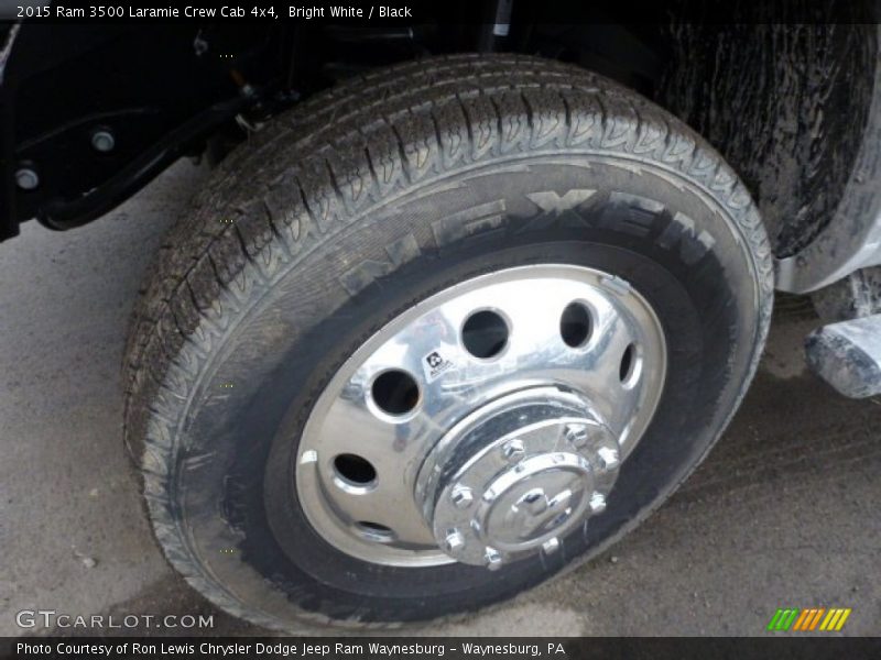 Bright White / Black 2015 Ram 3500 Laramie Crew Cab 4x4