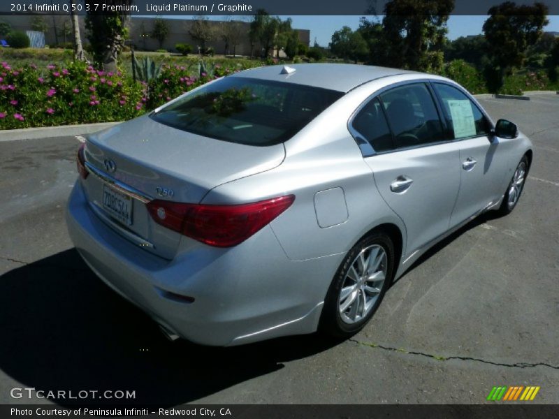 Liquid Platinum / Graphite 2014 Infiniti Q 50 3.7 Premium