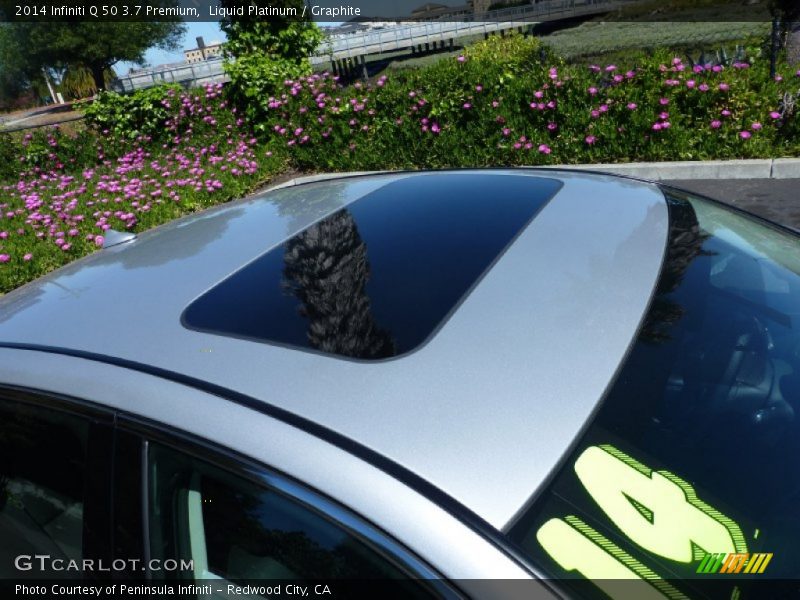 Liquid Platinum / Graphite 2014 Infiniti Q 50 3.7 Premium