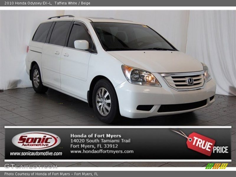 Taffeta White / Beige 2010 Honda Odyssey EX-L