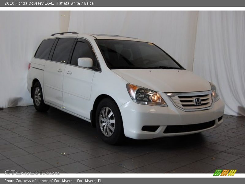 Taffeta White / Beige 2010 Honda Odyssey EX-L