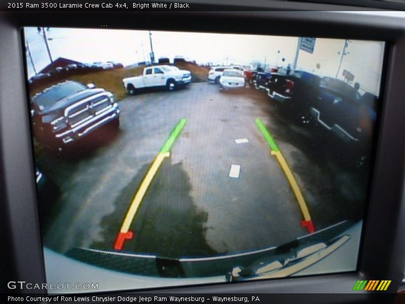 Bright White / Black 2015 Ram 3500 Laramie Crew Cab 4x4