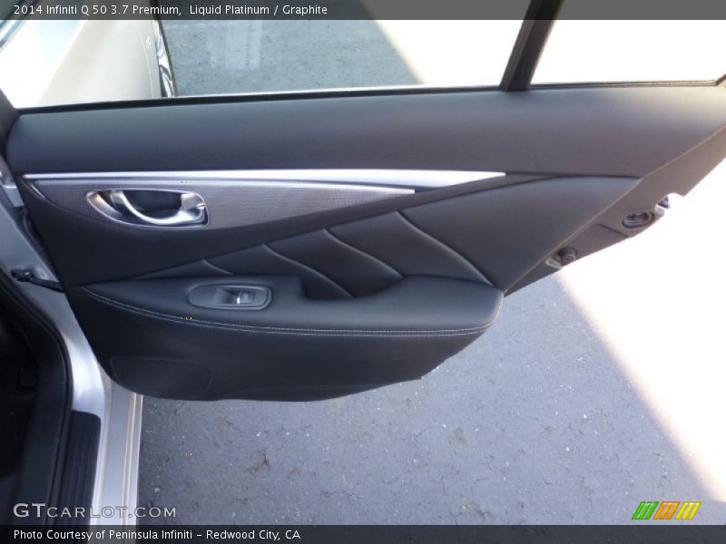 Liquid Platinum / Graphite 2014 Infiniti Q 50 3.7 Premium
