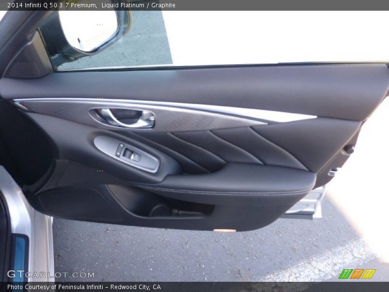 Liquid Platinum / Graphite 2014 Infiniti Q 50 3.7 Premium