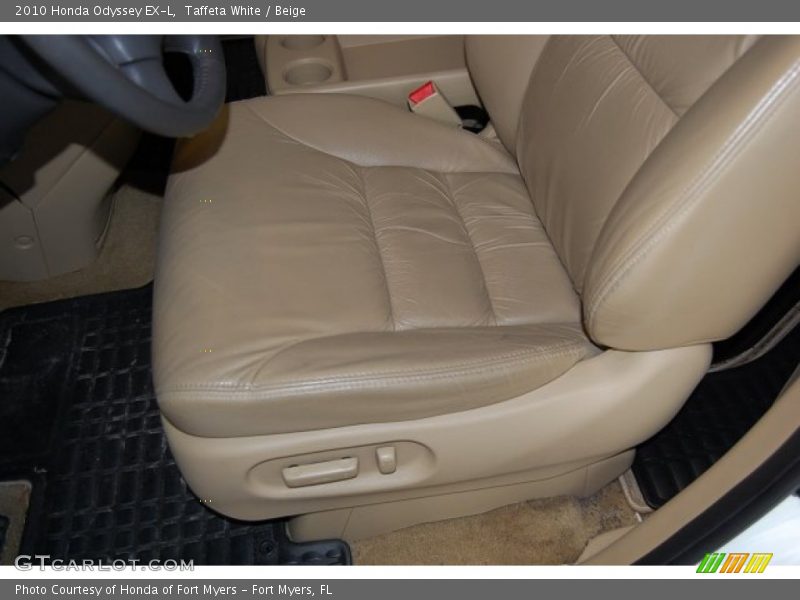 Taffeta White / Beige 2010 Honda Odyssey EX-L