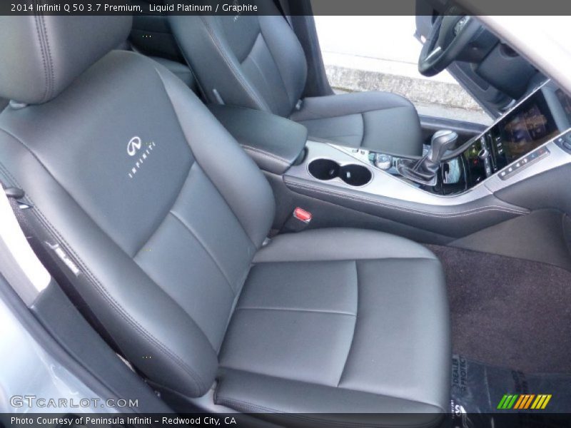 Liquid Platinum / Graphite 2014 Infiniti Q 50 3.7 Premium