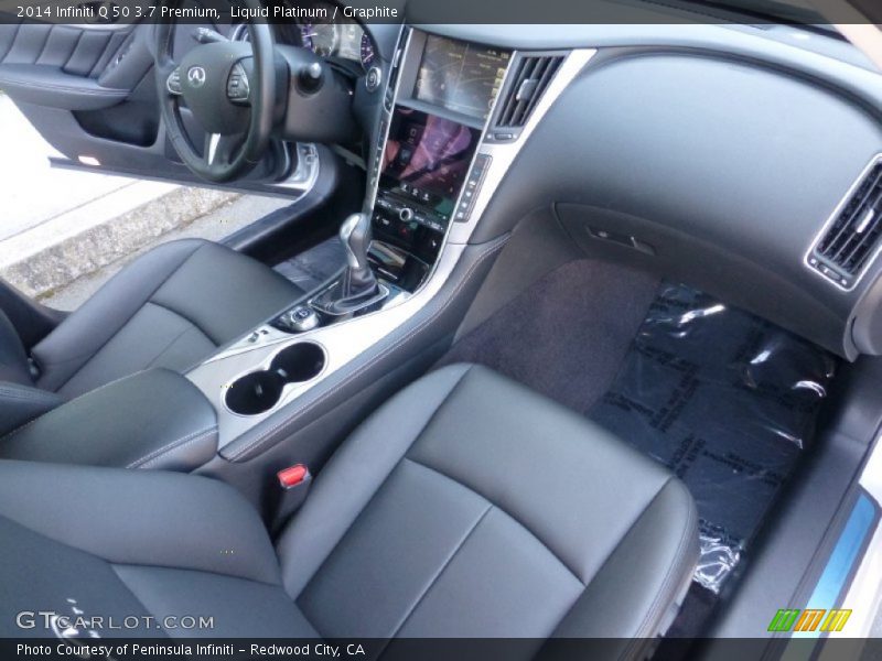 Liquid Platinum / Graphite 2014 Infiniti Q 50 3.7 Premium