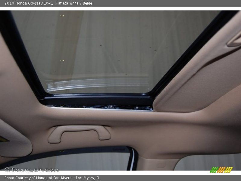 Taffeta White / Beige 2010 Honda Odyssey EX-L