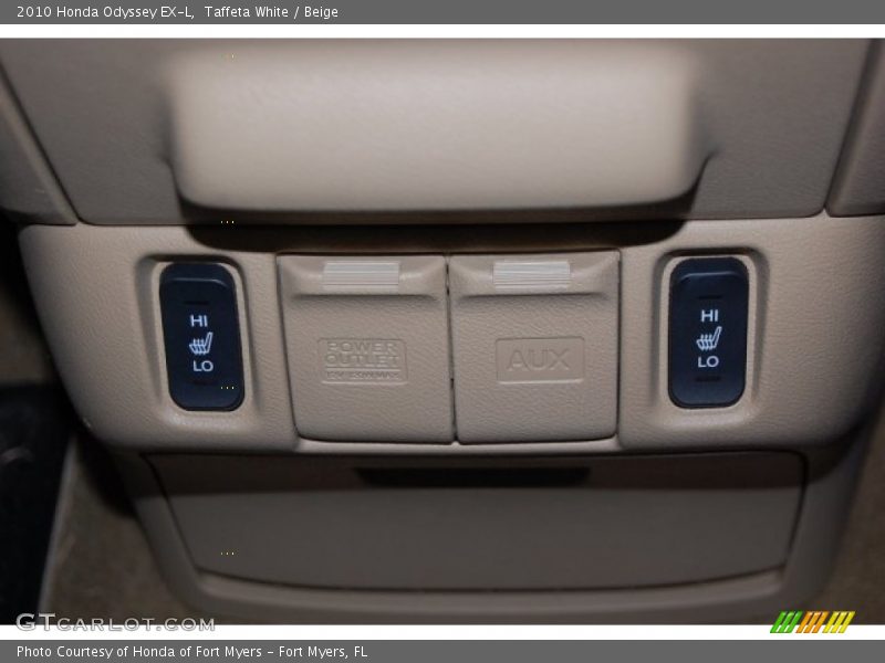 Taffeta White / Beige 2010 Honda Odyssey EX-L