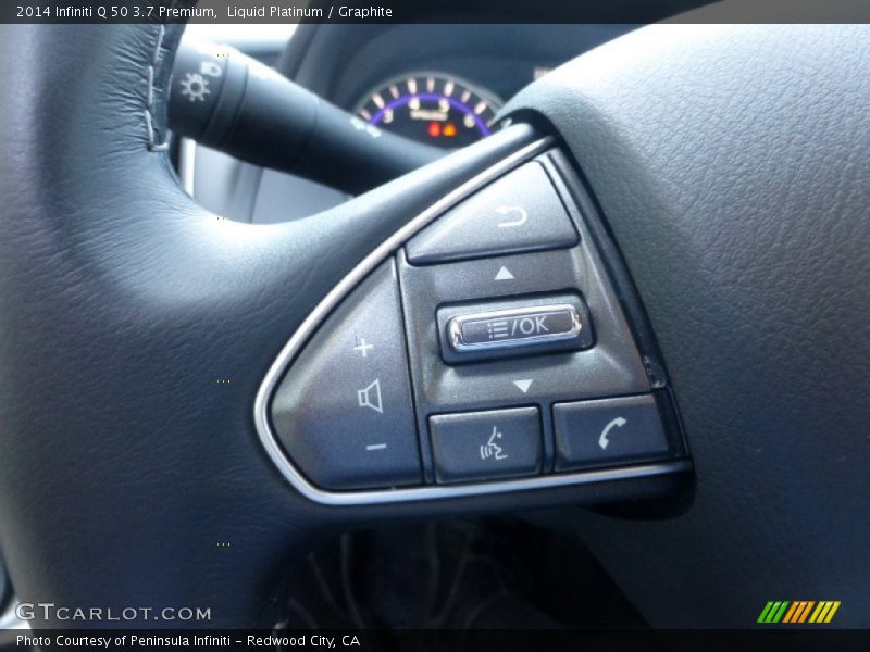 Liquid Platinum / Graphite 2014 Infiniti Q 50 3.7 Premium