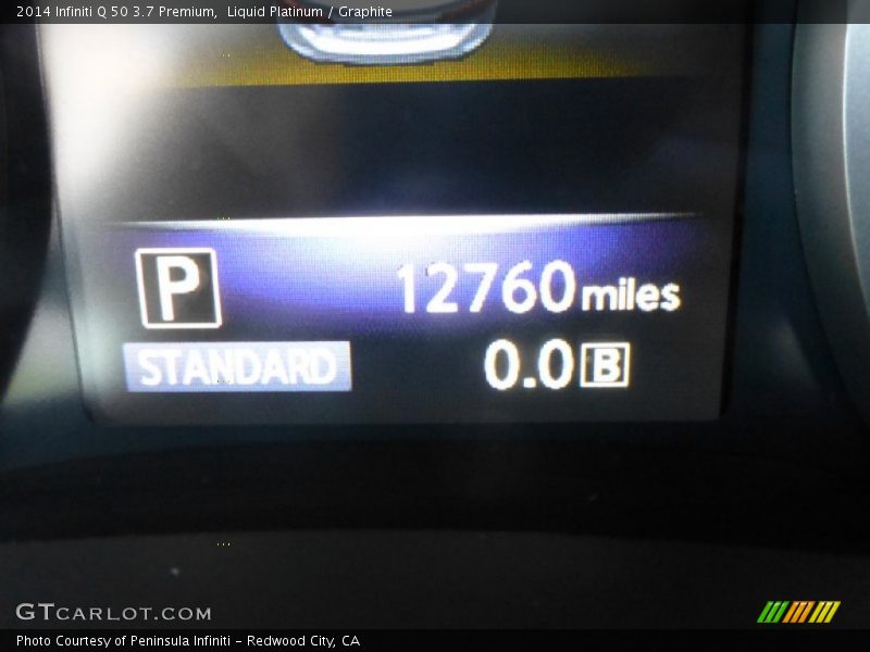 Liquid Platinum / Graphite 2014 Infiniti Q 50 3.7 Premium