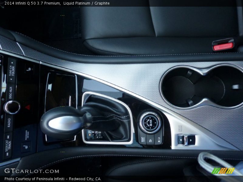 Liquid Platinum / Graphite 2014 Infiniti Q 50 3.7 Premium