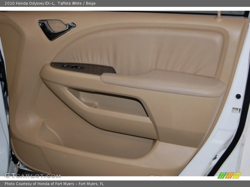 Taffeta White / Beige 2010 Honda Odyssey EX-L