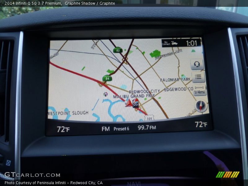 Graphite Shadow / Graphite 2014 Infiniti Q 50 3.7 Premium