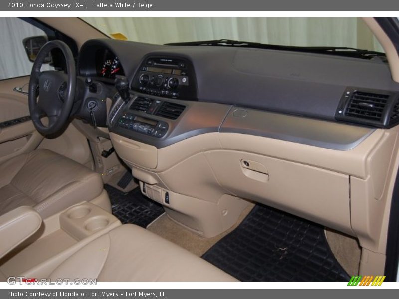 Taffeta White / Beige 2010 Honda Odyssey EX-L
