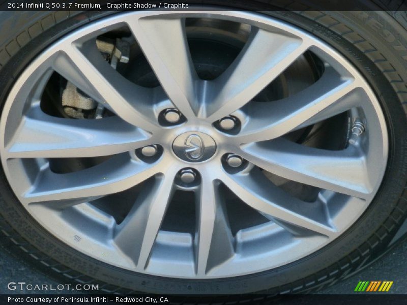 Graphite Shadow / Graphite 2014 Infiniti Q 50 3.7 Premium