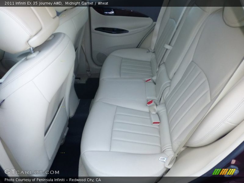 Midnight Garnet / Wheat 2011 Infiniti EX 35 Journey AWD