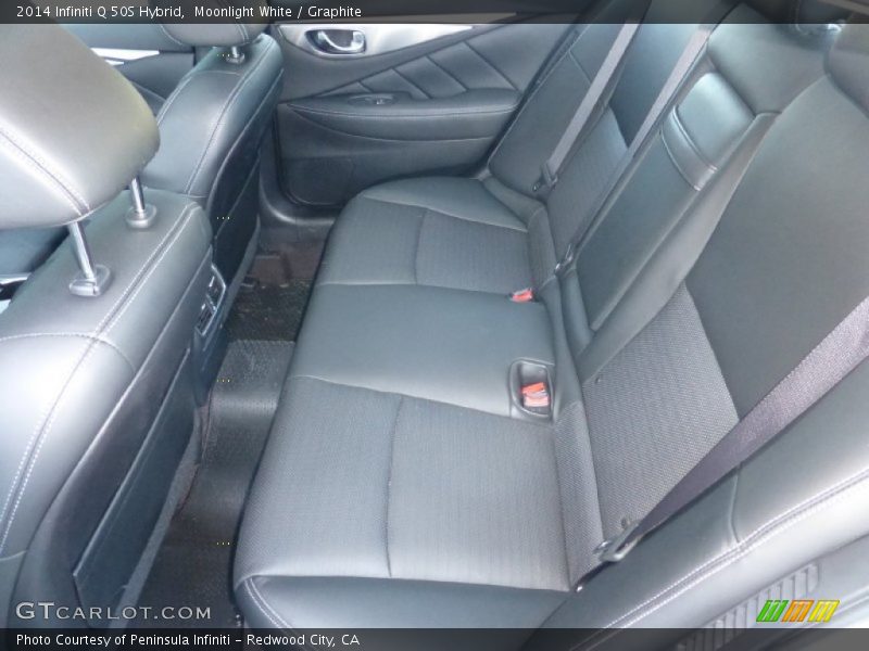 Rear Seat of 2014 Q 50S Hybrid