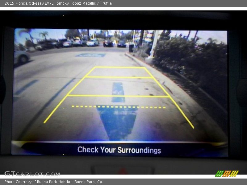 Smoky Topaz Metallic / Truffle 2015 Honda Odyssey EX-L
