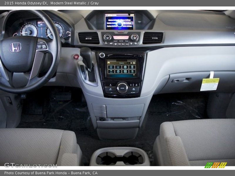 Modern Steel Metallic / Gray 2015 Honda Odyssey EX