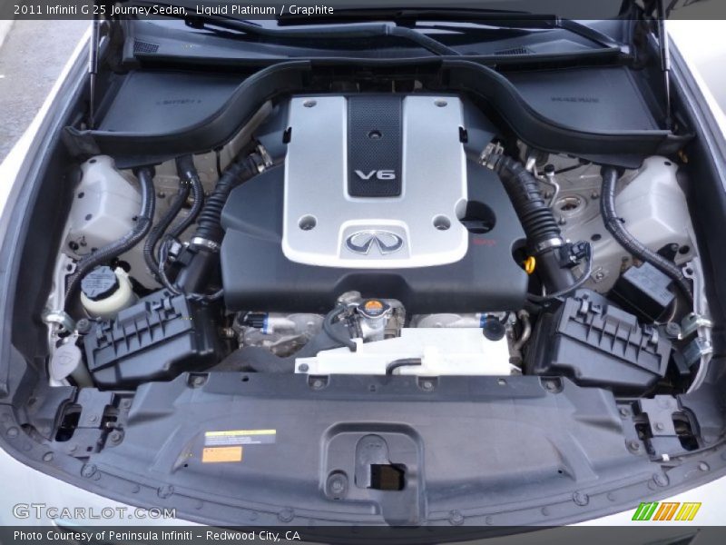 Liquid Platinum / Graphite 2011 Infiniti G 25 Journey Sedan