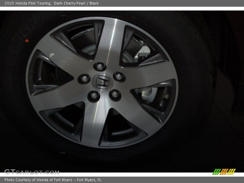 Dark Cherry Pearl / Black 2015 Honda Pilot Touring
