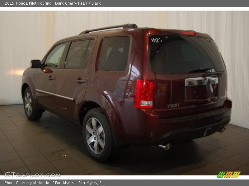 Dark Cherry Pearl / Black 2015 Honda Pilot Touring