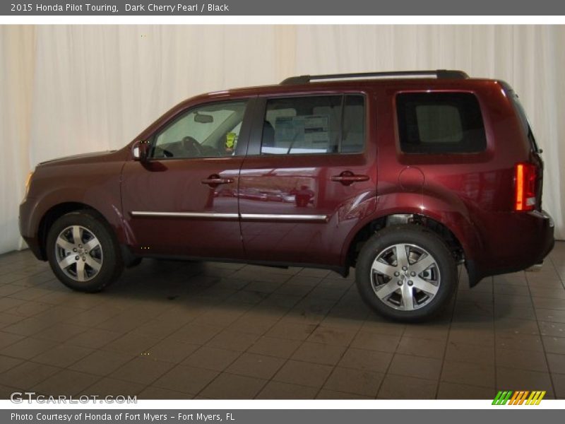 Dark Cherry Pearl / Black 2015 Honda Pilot Touring