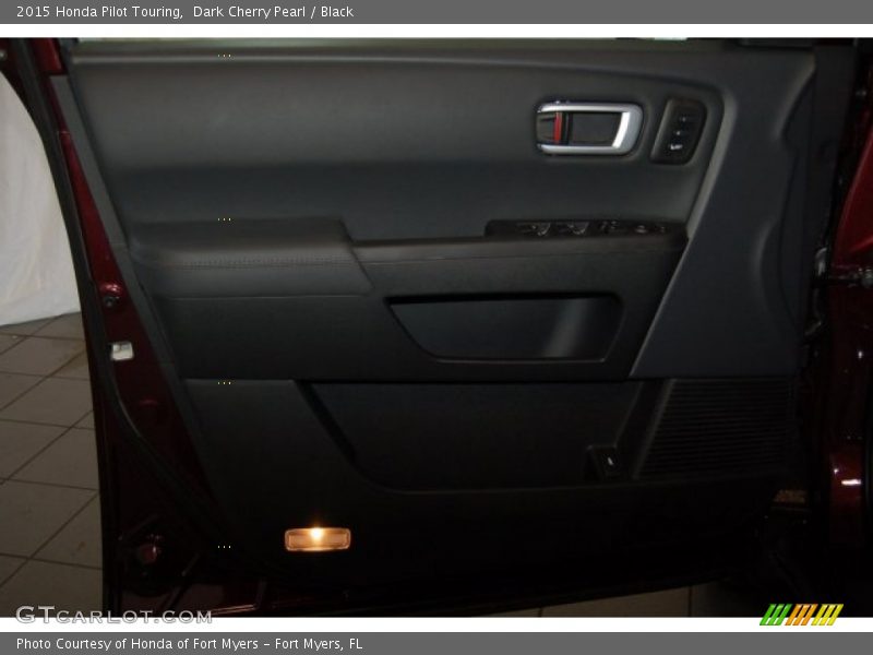 Dark Cherry Pearl / Black 2015 Honda Pilot Touring