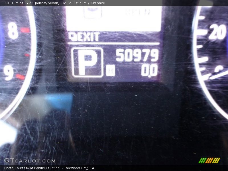 Liquid Platinum / Graphite 2011 Infiniti G 25 Journey Sedan