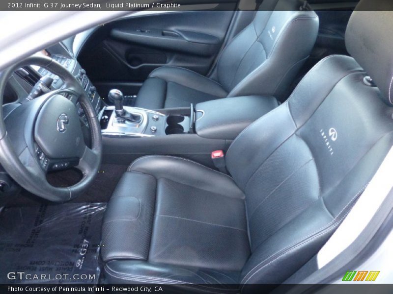 Liquid Platinum / Graphite 2012 Infiniti G 37 Journey Sedan