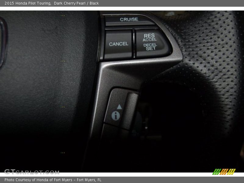 Dark Cherry Pearl / Black 2015 Honda Pilot Touring