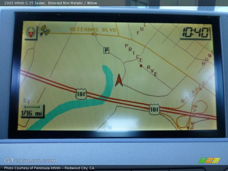 Emerald Mist Metallic / Willow 2003 Infiniti G 35 Sedan