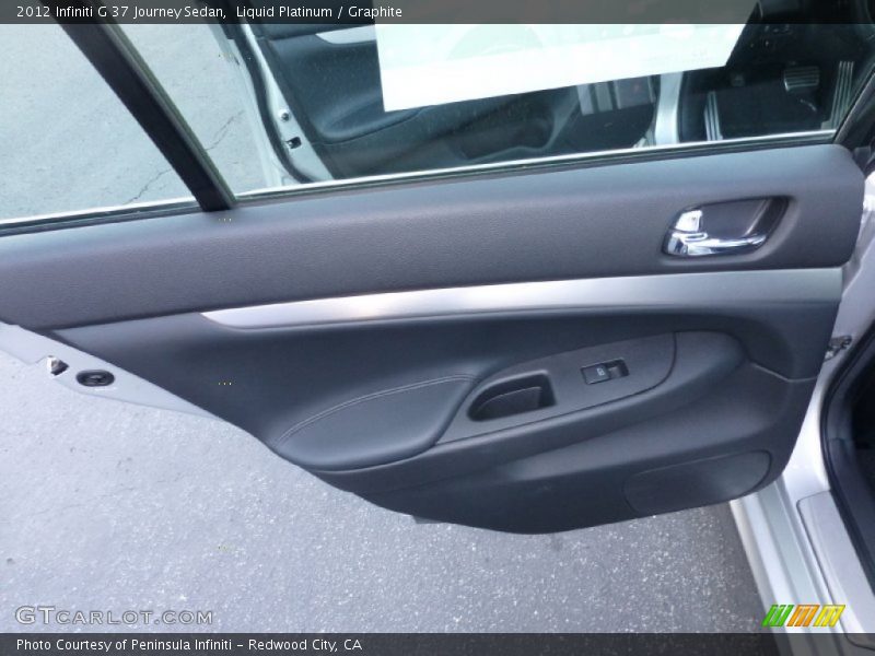 Liquid Platinum / Graphite 2012 Infiniti G 37 Journey Sedan