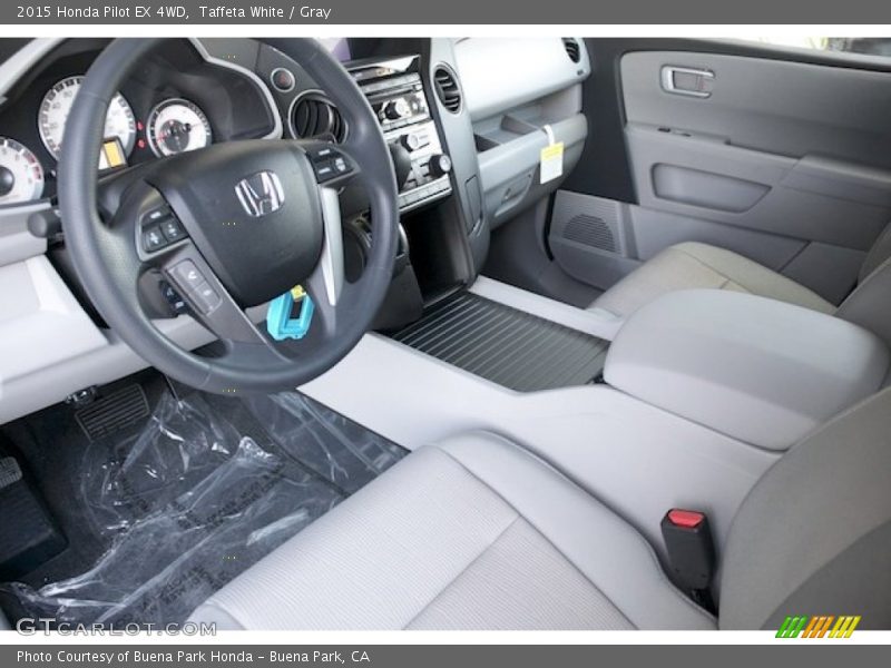 Taffeta White / Gray 2015 Honda Pilot EX 4WD