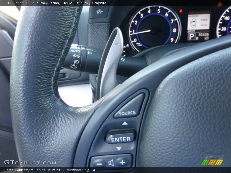 Liquid Platinum / Graphite 2012 Infiniti G 37 Journey Sedan