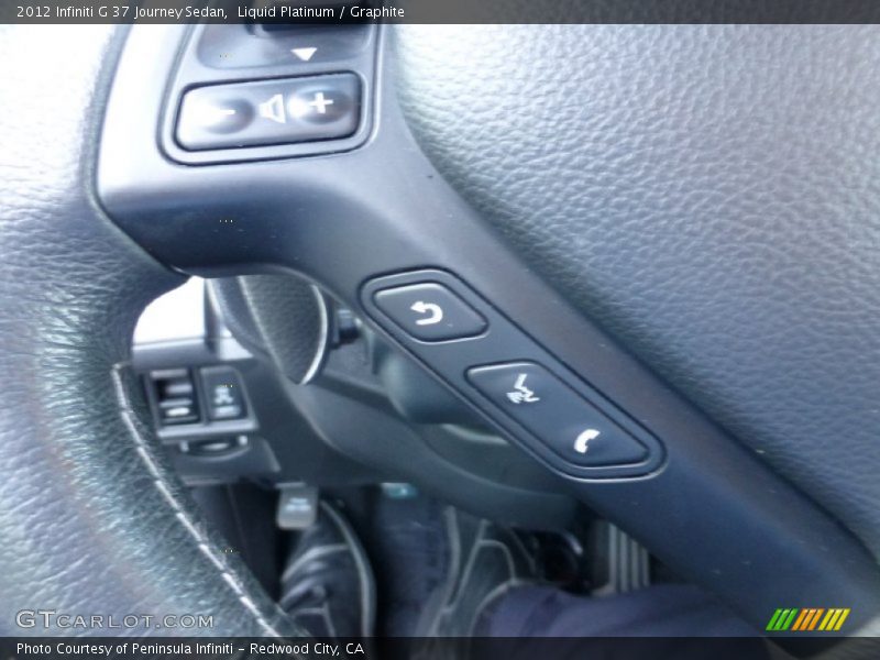 Liquid Platinum / Graphite 2012 Infiniti G 37 Journey Sedan