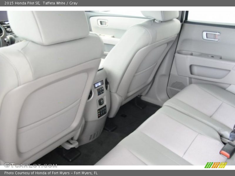 Taffeta White / Gray 2015 Honda Pilot SE