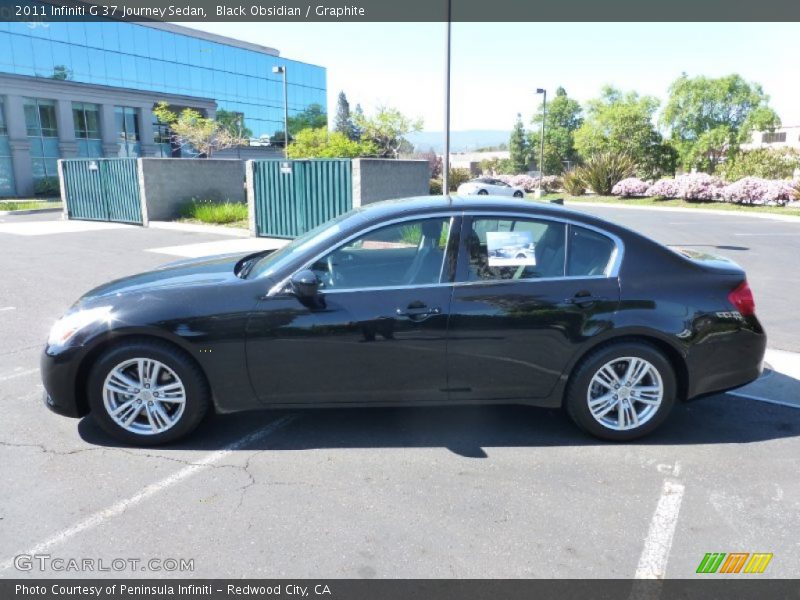 Black Obsidian / Graphite 2011 Infiniti G 37 Journey Sedan