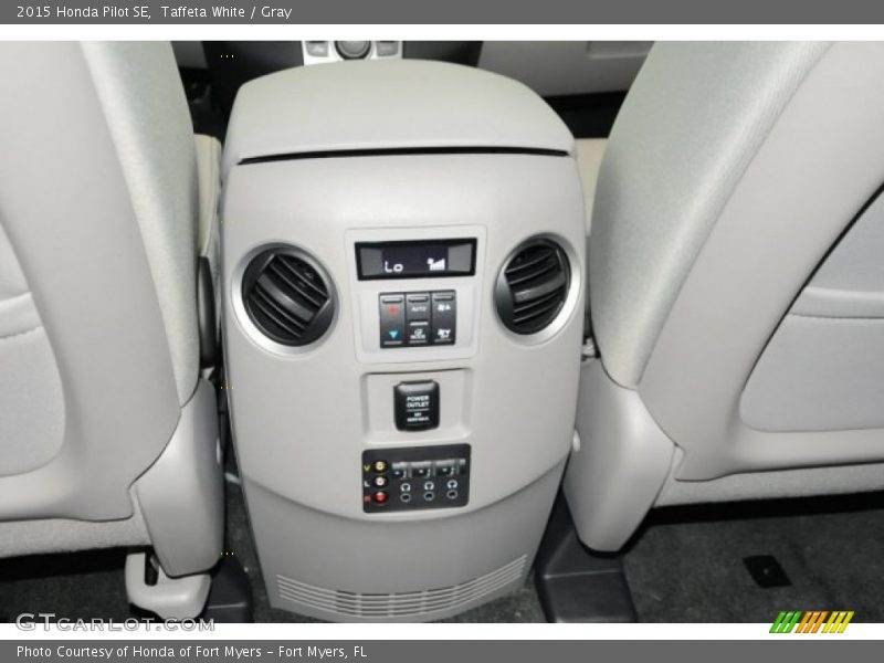 Taffeta White / Gray 2015 Honda Pilot SE
