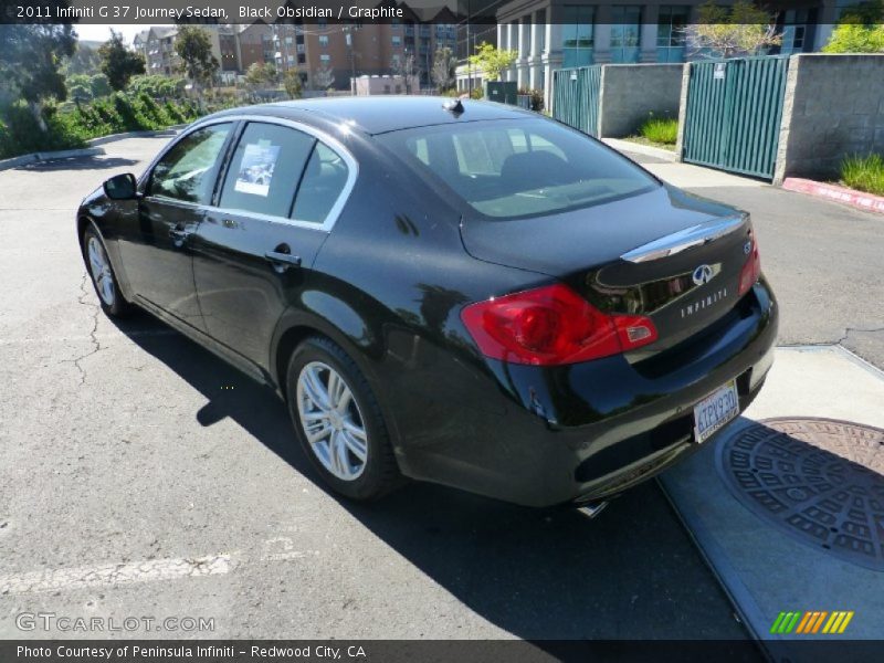 Black Obsidian / Graphite 2011 Infiniti G 37 Journey Sedan