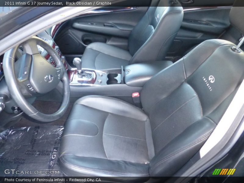 Black Obsidian / Graphite 2011 Infiniti G 37 Journey Sedan