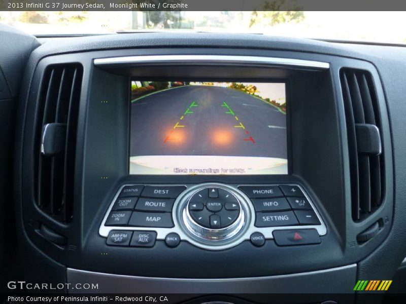 Moonlight White / Graphite 2013 Infiniti G 37 Journey Sedan
