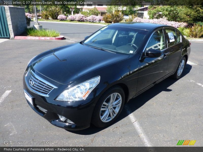 Black Obsidian / Graphite 2011 Infiniti G 37 Journey Sedan