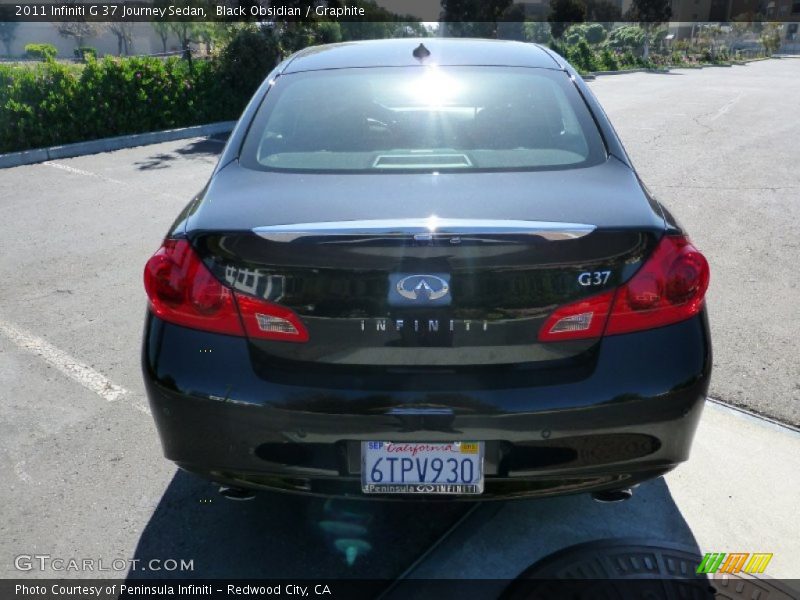 Black Obsidian / Graphite 2011 Infiniti G 37 Journey Sedan