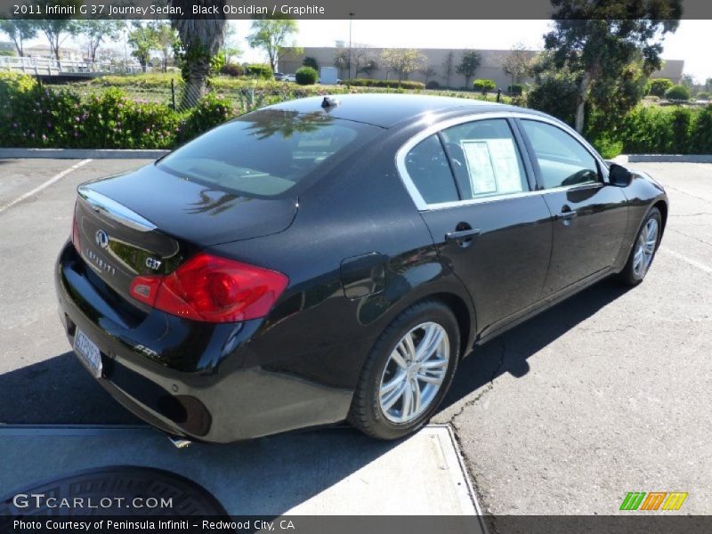 Black Obsidian / Graphite 2011 Infiniti G 37 Journey Sedan