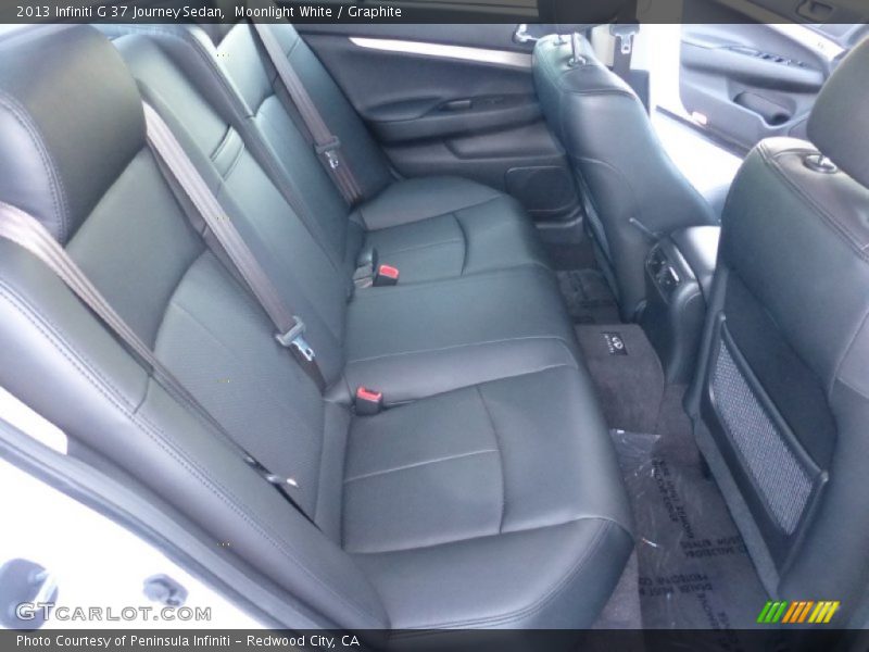 Moonlight White / Graphite 2013 Infiniti G 37 Journey Sedan