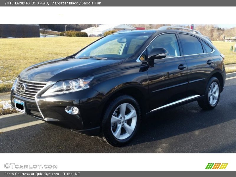 Stargazer Black / Saddle Tan 2015 Lexus RX 350 AWD